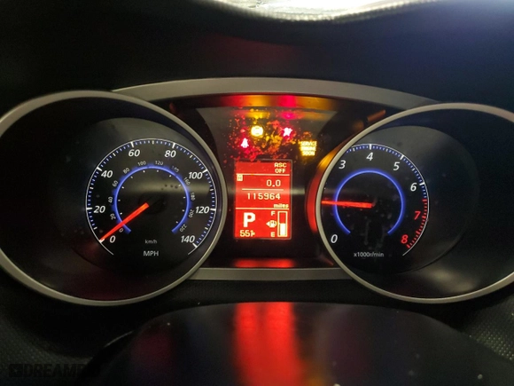 2009 Mitsubishi Outlander SE with VIN JA4LT31W09Z003895, listed as a Copart auction lot 81802584 with 115,964 mi miles and Salvage Title. Bid and sale history available at carsss.com. Image 9.