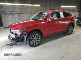2019 Mazda CX-5 Grand Touring with VIN JM3KFBDM3K1655225, listed as a Copart auction lot 58126695 with 79,500 mi miles and Salvage title. Bid and sale history available at DreamBid. Image 1.