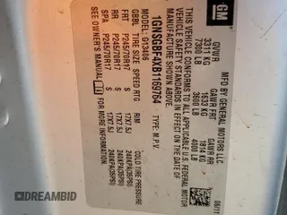 2011 Chevrolet Express Passenger LS z VIN 1GNSGBF4XB1169764, wystawiony jako Copart lot #64512794 z przebiegiem 75 532 mil mil oraz Szkoda całkowita • Salvage title. Historia ofert i sprzedaży dostępna na DreamBid. Obrazek 13.