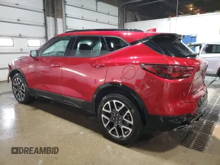 2024 Chevrolet Blazer RS with VIN 3GNKBKRS7RS144872, listed as a Copart auction lot 87925375 with 19,023 mi miles and Salvage title. Bid and sale history available at DreamBid. Image 2.