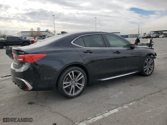 2019 Acura TLX w/Technology Pkg with VIN 19UUB2F49KA001065, listed as a Copart auction lot 84913484 with 63,884 mi miles and Salvage Title. Bid and sale history available at carsss.com. Image 3.