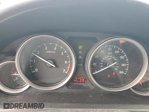 2012 Mazda 6 i Touring with VIN 1YVHZ8DH3C5M36091, listed as a Copart auction lot 53883465 with 153,897 mi miles and Salvage Title. Bid and sale history available at DreamBid. Image 9.
