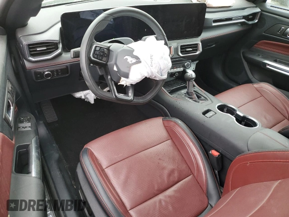 2024 Ford Mustang EcoBoost with VIN 1FA6P8TH8R5118552, listed as a Copart auction lot 50802265 with 4,767 mi miles and Salvage Title. Bid and sale history available at DreamBid. Image 8.