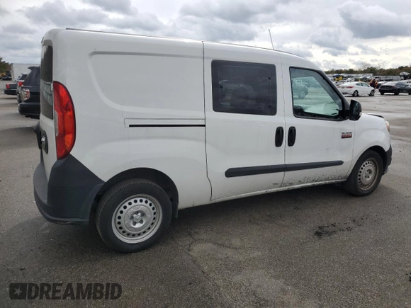 2019 Ram ProMaster City Cargo Tradesman with VIN ZFBHRFAB5K6M19024, listed as a Copart auction lot 74239273 with 48,864 mi miles and . Bid and sale history available at DreamBid. Image 3.