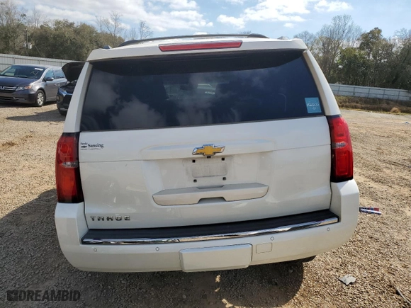 2015 Chevrolet Tahoe LTZ with VIN 1GNSCCKCXFR102314, listed as a Copart auction lot 48479825 with 218,901 mi miles and Salvage Title. Bid and sale history available at carsss.com. Image 6.