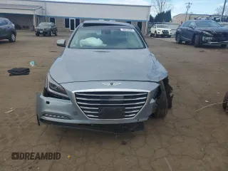 2017 Genesis G80 3.8L with VIN KMHGN4JE5HU204634, listed as a Copart auction lot 50973365 with Not Provided miles and Salvage Title. Bid and sale history available at carsss.com. Image 5.