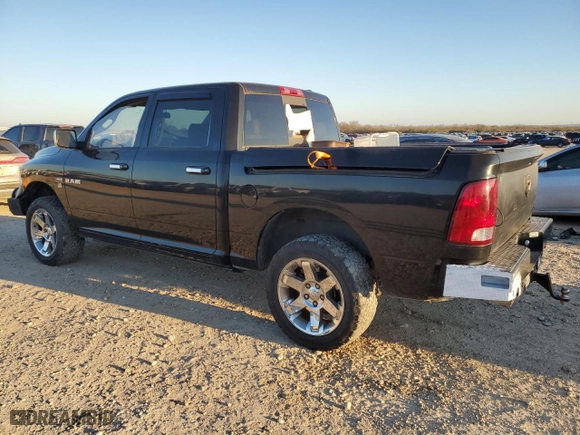 2009 Dodge Ram 1500 SLT with VIN 1D3HV13T89J520249, listed as a Copart auction lot 46932665 with 151,515 mi miles and Clean Title. Bid and sale history available at carsss.com. Image 2.