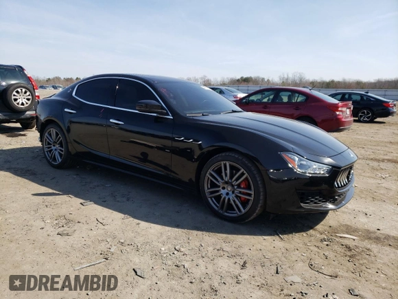 2018 Maserati Ghibli with VIN ZAM57XSA5J1286080, listed as a Copart auction lot 44283304 with 57,328 mi miles. Bid and sale history available at carsss.com. Image 4.
