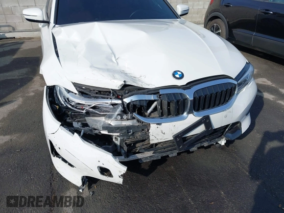 2021 BMW 3 Series 330e with VIN 3MW5P7J00M8C21180, listed as a IAAI auction lot 41451850 with 70,459 mi miles. Bid and sale history available at carsss.com. Image 6.