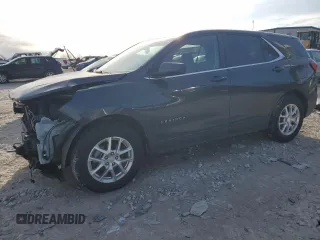 2023 Chevrolet Equinox LT with VIN 3GNAXUEG3PS144567, listed as a Copart auction lot 48329445 with 29,970 mi miles and Salvage Title. Bid and sale history available at DreamBid. Image 1.