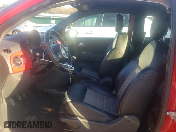 2013 FIAT 500 Turbo with VIN 3C3CFFHH7DT633813, listed as a Copart auction lot 87255644 with 86,778 mi miles and Salvage Title. Bid and sale history available at carsss.com. Image 7.