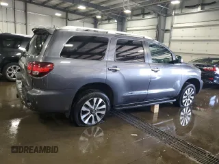 2019 Toyota Sequoia Limited with VIN 5TDJY5G10KS173378, listed as a Copart auction lot 70060564 with 97,107 mi miles and Salvage Title. Bid and sale history available at carsss.com. Image 3.