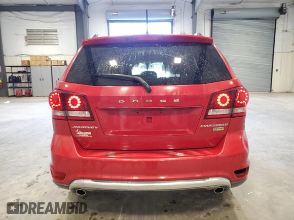 2017 Dodge Journey Crossroad Plus z VIN 3C4PDCGG7HT533453, wystawiony jako Copart lot #61538195 z przebiegiem 130 254 mil mil oraz Czysty tytuł • Clean title. Historia ofert i sprzedaży dostępna na DreamBid. Obrazek 6.
