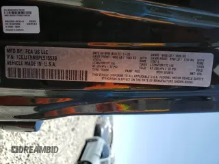 2023 Jeep Gladiator Rubicon с VIN 1C6JJTBM8PL515539, выставлен на аукционе Copart как лот 61076725 с пробегом 21 434 миль миль и Списание • Salvage title. История ставок и продаж доступна на DreamBid. Изображение 13.