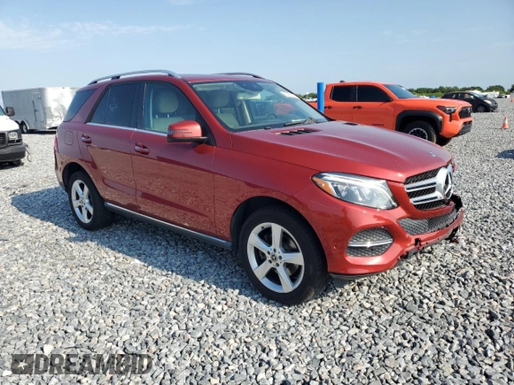 2018 Mercedes-Benz GLE 350 with VIN 4JGDA5JBXJB014548, listed as a Copart auction lot 56295215 with 99,320 mi miles and Salvage title. Bid and sale history available at DreamBid. Image 4.