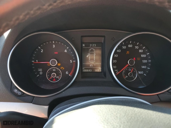 2013 Volkswagen Golf TDI w/Sunroof & Nav with VIN WVWNM7AJ0DW053228, listed as a Copart auction lot 76828984 with 180,843 mi miles and Salvage Title. Bid and sale history available at carsss.com. Image 9.