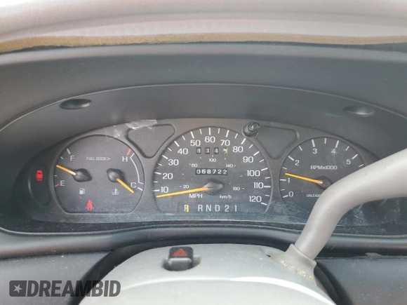 1998 Ford Taurus z VIN 1FAFP52S7WA158927, wystawiony jako Copart lot #45677185 z przebiegiem 68 722 mil mil oraz Szkoda całkowita • Salvage title. Historia ofert i sprzedaży dostępna na DreamBid. Obrazek 9.