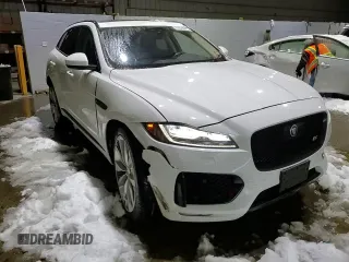 2019 Jaguar F-Pace S with VIN SADCM2FV4KA369008, listed as a Copart auction lot 43822355 with 45,408 mi miles and Salvage Title. Bid and sale history available at DreamBid. Image 14.