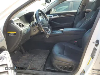 2016 Hyundai Genesis 3.8L with VIN KMHGN4JE9GU111176, listed as a Copart auction lot 48830564 with 113,648 mi miles. Bid and sale history available at carsss.com. Image 7.