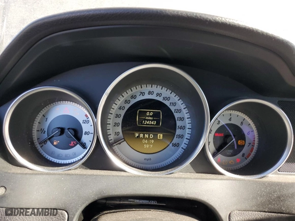 2012 Mercedes-Benz C-Class C 250 Sport with VIN WDDGF4HB8CR212225, listed as a Copart auction lot 88076975 with 124,543 mi miles and Salvage Title. Bid and sale history available at carsss.com. Image 9.