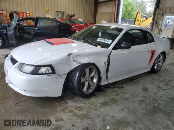 2003 Ford Mustang Standard with VIN 1FAFP40413F451980, listed as a Copart auction lot 58894735 with 188,559 mi miles and Salvage title. Bid and sale history available at DreamBid. Image 1.