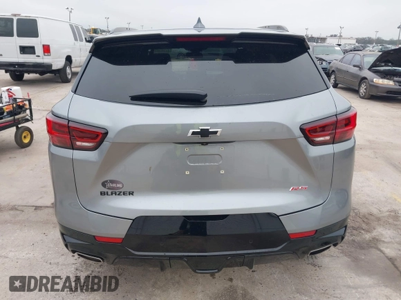 2023 Chevrolet Blazer RS with VIN 3GNKBERS4PS118163, listed as a IAAI auction lot 41394827 with 20,284 mi miles and . Bid and sale history available at DreamBid. Image 16.
