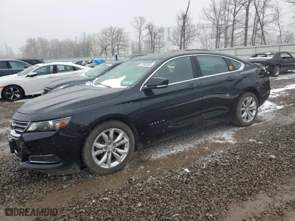 2017 Chevrolet Impala LT with VIN 2G1105SA5H9168573, listed as a Copart auction lot 51892555 with 120,864 mi miles and Salvage Title. Bid and sale history available at carsss.com. Image 1.