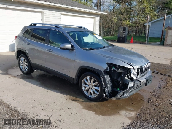 2017 Jeep Cherokee Limited z VIN 1C4PJLDB7HW641972, wystawiony jako IAAI lot #42081133 z przebiegiem 115 589 mil mil oraz . Historia ofert i sprzedaży dostępna na DreamBid. Obrazek 1.