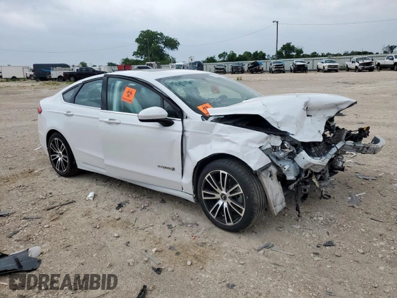 2017 Ford Fusion Hybrid SE with VIN 3FA6P0LU0HR315189, listed as a Copart auction lot 57478085 with Not provided miles and Salvage title. Bid and sale history available at DreamBid. Image 4.