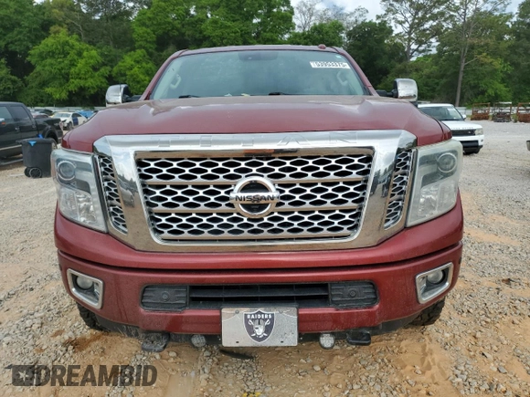 2016 Nissan Titan Platinum Reserve with VIN 1N6BA1F44GN504003, listed as a Copart auction lot 53953375 with Not provided miles and Non repairable. Bid and sale history available at DreamBid. Image 5.