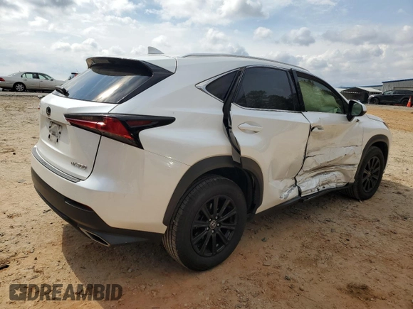2019 Lexus NX with VIN JTJYARBZ4K2157485, listed as a Copart auction lot 49081155 with 57,361 mi miles and Salvage Title. Bid and sale history available at carsss.com. Image 3.