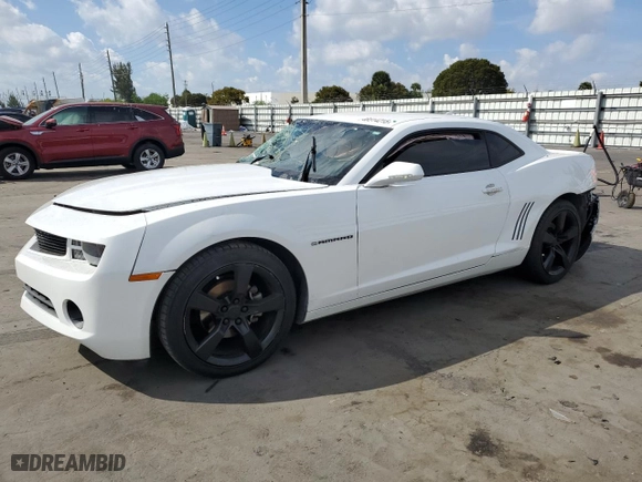 2012 Chevrolet Camaro 1LT with VIN 2G1FB1E34C9152492, listed as a Copart auction lot 48514215 with 0 mi miles and Salvage Title. Bid and sale history available at carsss.com. Image 1.
