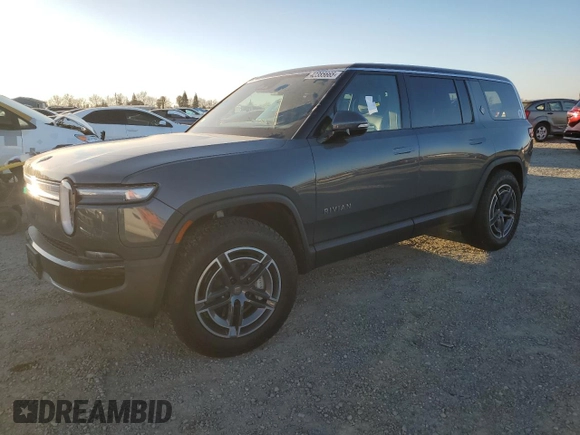 2025 Rivian R1S Adventure with VIN 7PDSGBBA6SN048784, listed as a Copart auction lot 42385665 with Not Provided miles and Salvage Title. Bid and sale history available at carsss.com. Image 1.