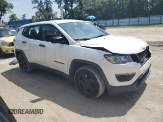 2018 Jeep Compass Sport with VIN 3C4NJCAB1JT193185, listed as a Copart auction lot 64463715 with 148,872 mi miles and Salvage title. Bid and sale history available at DreamBid. Image 4.