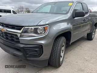2021 Chevrolet Colorado 2WD Work Truck with VIN 1GCHSBEA1M1157949, listed as a Copart auction lot 50082615 with 218,877 mi miles and Clean Title. Bid and sale history available at carsss.com. Image 2.