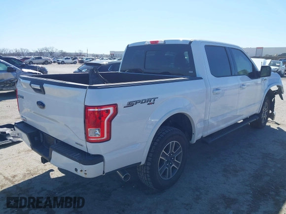 2016 Ford F-150 XLT with VIN 1FTEW1EF9GKF62954, listed as a IAAI auction lot 41770563 with 90,622 mi miles. Bid and sale history available at carsss.com. Image 4.