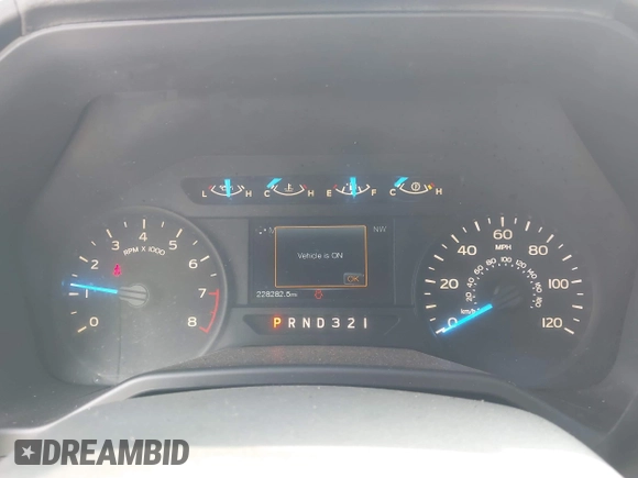 2017 Ford F-150 XL with VIN 1FTMF1C89HKC76507, listed as a IAAI auction lot 42130115 with 228,282 mi miles. Bid and sale history available at carsss.com. Image 7.