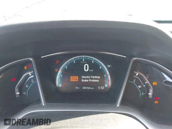 2018 Honda Civic EX with VIN 2HGFC2F77JH532247, listed as a IAAI auction lot 41898233 with 85,768 mi miles and . Bid and sale history available at DreamBid. Image 7.