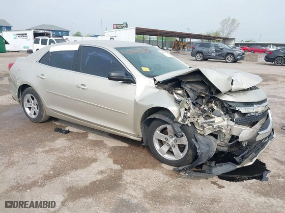 2014 Chevrolet Malibu LS with VIN 1G11B5SL2EF109656, listed as a IAAI auction lot 41946582 with 122,428 mi miles. Bid and sale history available at carsss.com. Image 1.