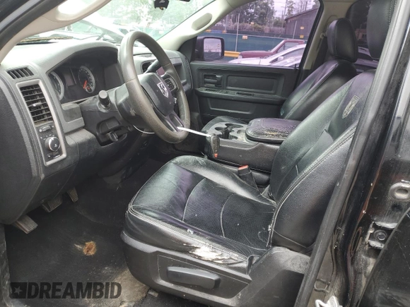 2014 Ram 1500 Express with VIN 1C6RR7FT1ES262250, listed as a Copart auction lot 62133795 with 292,270 mi miles and Salvage title. Bid and sale history available at DreamBid. Image 7.