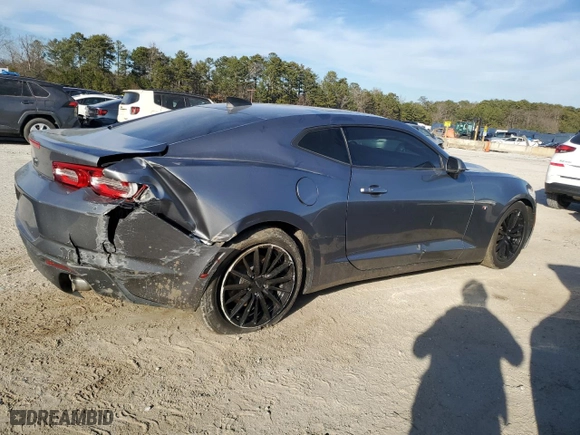 2019 Chevrolet Camaro 1LT with VIN 1G1FB1RS6K0148969, listed as a Copart auction lot 46408145 with 63,887 mi miles and Clean Title. Bid and sale history available at carsss.com. Image 3.