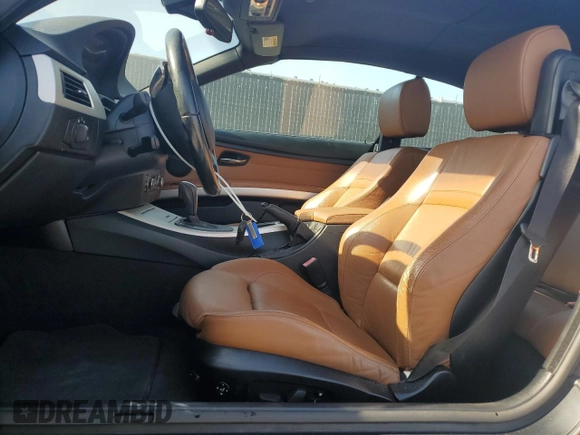 2007 BMW 3 Series 335i with VIN WBAWL73597PX50397, listed as a Copart auction lot 57221765 with 124,787 mi miles and Salvage title. Bid and sale history available at DreamBid. Image 7.