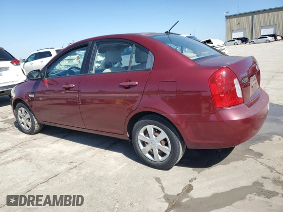 2007 Hyundai Accent GLS with VIN KMHCN46C77U123350, listed as a Copart auction lot 46856845 with 150,833 mi miles and Clean Title. Bid and sale history available at carsss.com. Image 2.