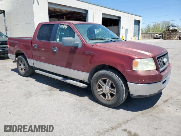 2006 Ford F-150 XLT with VIN 1FTRW12W06KD97705, listed as a Copart auction lot 59802965 with 153,229 mi miles and Clean title. Bid and sale history available at DreamBid. Image 4.