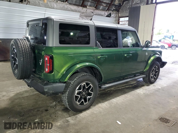 2023 Ford Bronco z VIN 1FMDE5BH3PLB47307, wystawiony jako Copart lot #56156495 z przebiegiem 16 178 mil mil oraz Szkody całkowita. Historia ofert i sprzedaży dostępna na DreamBid. Obrazek 3.