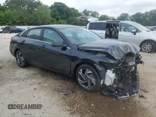 2025 Hyundai Elantra Limited z VIN KMHLN4DJ4SU126684, wystawiony jako Copart lot #57339255 z przebiegiem 3 558 mil mil oraz Szkoda całkowita • Salvage title. Historia ofert i sprzedaży dostępna na DreamBid. Obrazek 4.