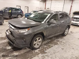 2019 Toyota RAV4 XLE with VIN JTMP1RFV5KD009999, listed as a IAAI auction lot 41639748 with 107,286 mi miles. Bid and sale history available at carsss.com. Image 2.