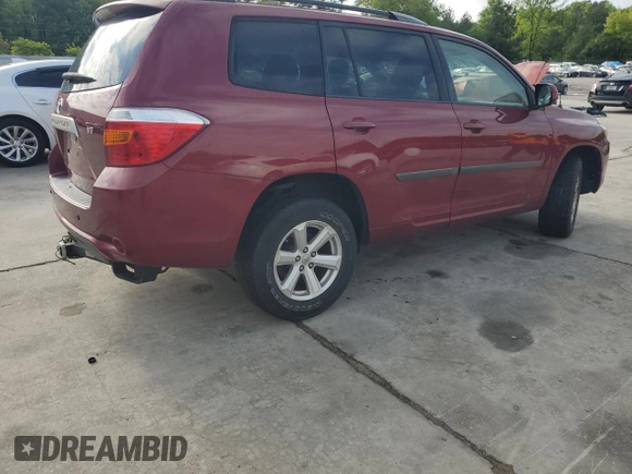 2008 Toyota Highlander with VIN JTEDS41A282028887, listed as a Copart auction lot 52763945 with 112,086 mi miles and Salvage title. Bid and sale history available at DreamBid. Image 3.