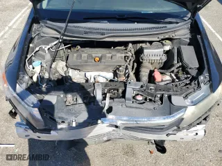 2012 Honda Civic Sdn LX with VIN 19XFB2F55CE392780, listed as a Copart auction lot 46284845 with 106,220 mi miles and Salvage Title. Bid and sale history available at carsss.com. Image 11.