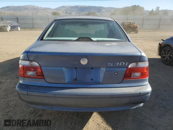 2003 BMW 5 Series 530iA with VIN WBADT63443CK29419, listed as a Copart auction lot 87533935 with 165,472 mi miles and Clean Title. Bid and sale history available at carsss.com. Image 6.